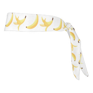 Funny Banana Pun Party pattern colorful - editable Tie Headband