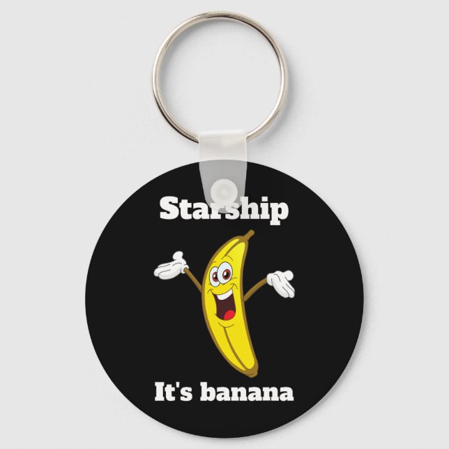 Funny Banana Quote2  Keychain (Front)