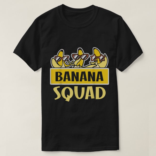 Funny BANANA SQUAD Shirt That’s Bananas Halloween  (Design Front)