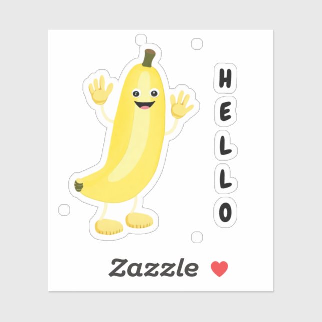 Funny banana sticker (Sheet)