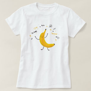 Tutto Banana T-SHIRT MAGLIETTA Banana Hipster COOL Fun-Shirt moonworks ® 