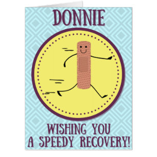 Funny Band-aid Get Well Soon Group Card