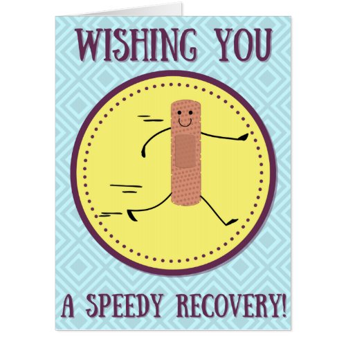 Funny Band_aid Get Well Soon Group Card