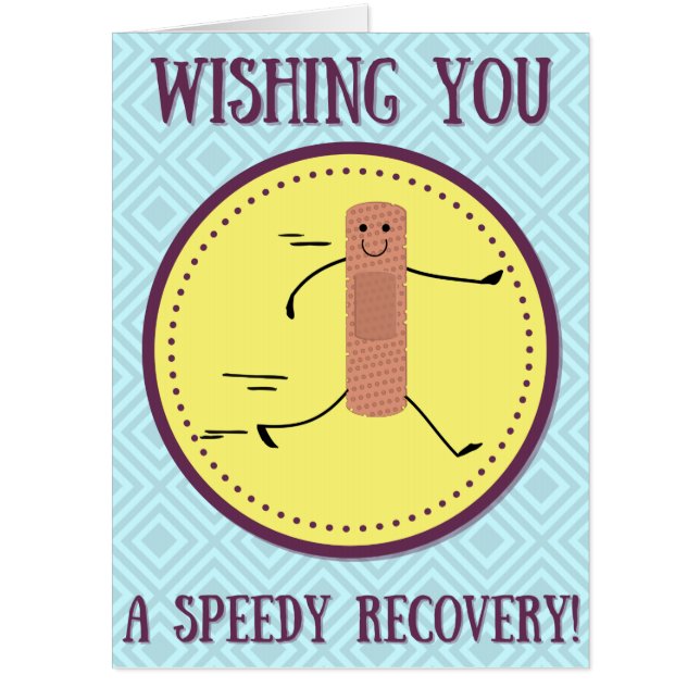 Funny Band-aid Get Well Soon Group Card (Front)