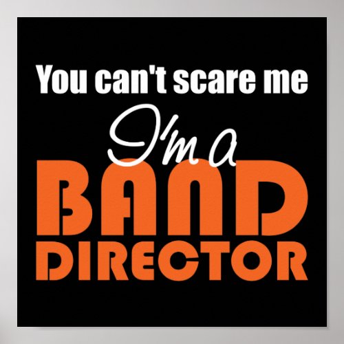 Funny Band Director Poster