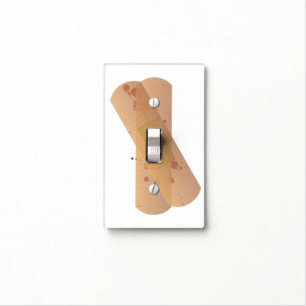 FUNNY Bandages Light Switch Cover