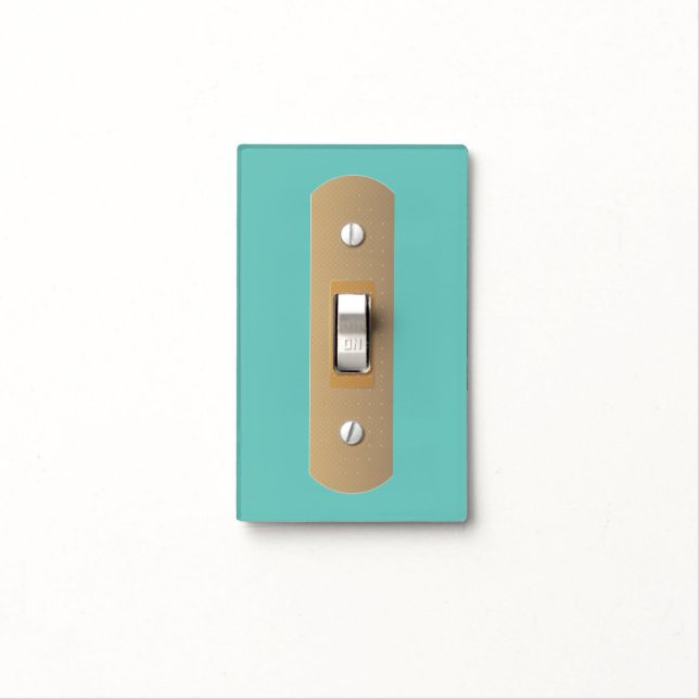 FUNNY Bandages Light  Switch Cover (In Situ)