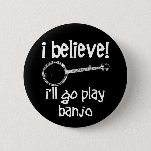 Funny Banjo Button (Front)