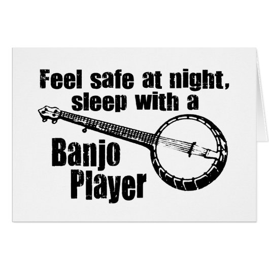 Funny Banjo Cards (Front Horizontal)