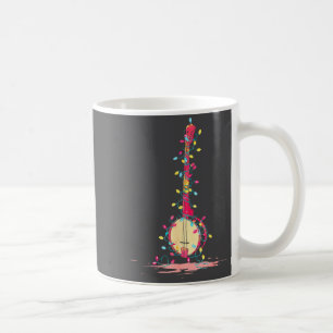 Funny Banjo Christmas Graphics Lights Lover Player Coffee Mug