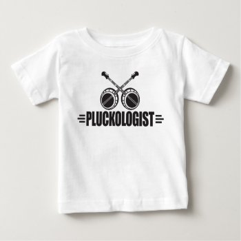 Funny Banjo Player Baby T-shirt by OlogistShop at Zazzle
