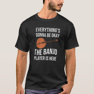 Funny Banjo Player Gifts   Bluegrass Lover T-Shirt