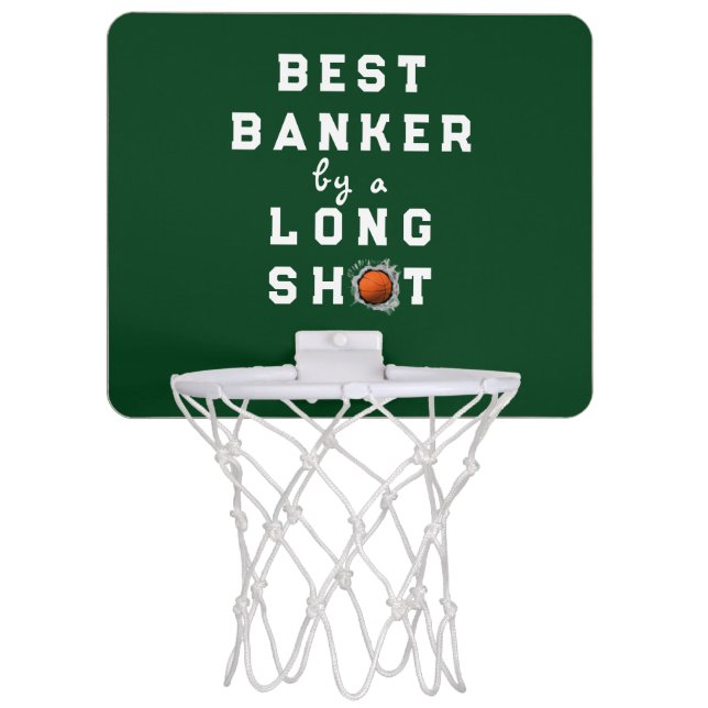 funny banker gift mini basketball hoop (Front)