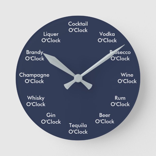 Funny Bar Clock Personalized Clock (Front)