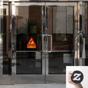 Funny Bar Sign Window Cling