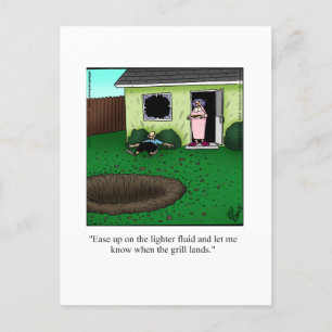 Funny Barbecue Party Invitations Postcards