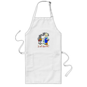 Funny Barbeque Design - Is Well Done OK? Long Apron