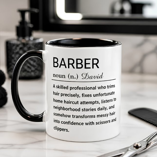 Funny Barber Definition  Coffee Mug (Creator Uploaded)