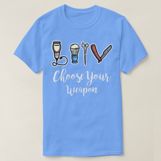 Funny Barber design Hairdresser Gift T-Shirt (Design Front)