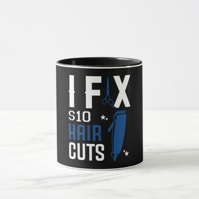 Funny Barber Mug (Center)