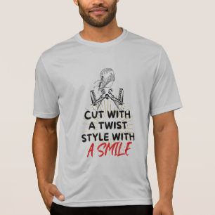 Funny Barber Quote Gift Barbershop Professionals T-Shirt