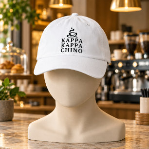 Funny Barista Kappa Kappa Chino Coffee Lover Hat