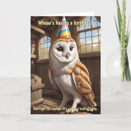 Funny Barn Owl Birthday Wishes for All Ages