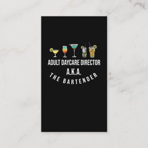 Funny Bartender Alcohol Mixer Barkeeper Jokes Business Card