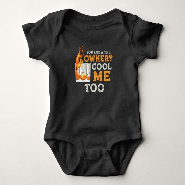 Funny Bartender and Barkeeper Joke Mixologist Baby Bodysuit (Front)