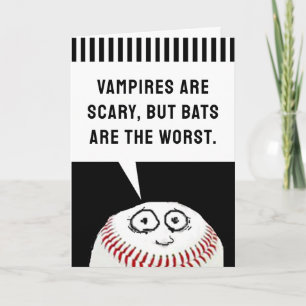 Funny Baseball Birthday Card