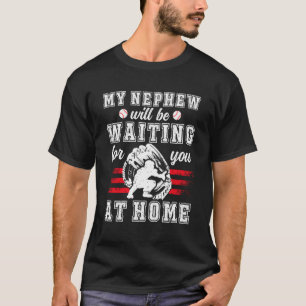 Funny Baseball Catcher Uncle Of A Baseball Catcher T-Shirt