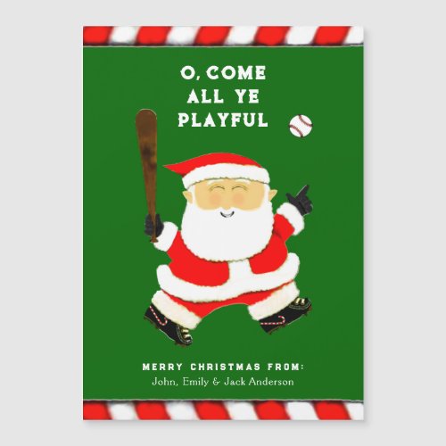 Funny Baseball Christmas Cards