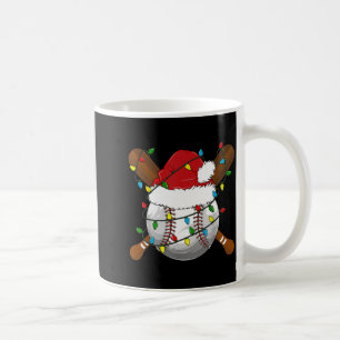 Funny Baseball Christmas Matching Family Pajamas X Coffee Mug