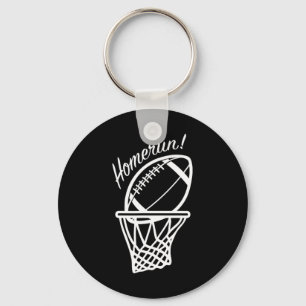 Funny Baseball Football Basketball Sports Novelty Keychain