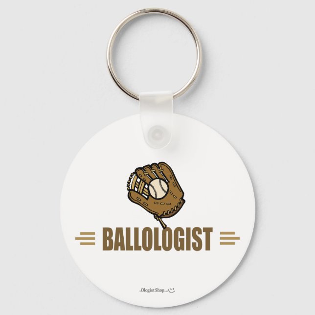 Funny Baseball Keychain (Front)