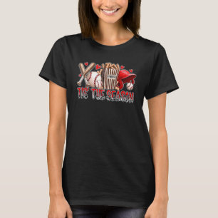 Funny Baseball Lover Tis The Season Baseball Mom G T-Shirt