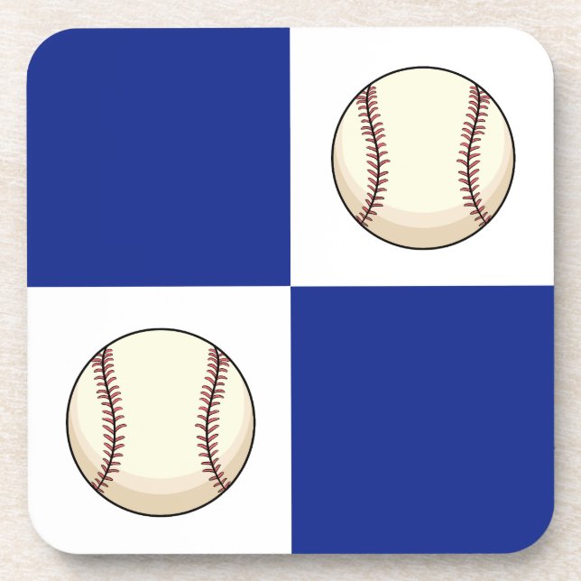 Funny Baseball Photo Template Beverage Coaster (Front)