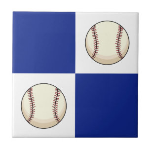 Funny Baseball Photo Template Ceramic Tile