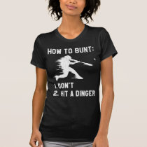 Funny Baseball Player Home Run Fun Humor T-Shirt