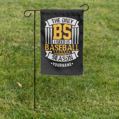 Funny Baseball Sarcasm Garden Flag