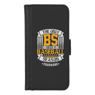 Funny Baseball Sarcasm iPhone 8/7 Wallet Case