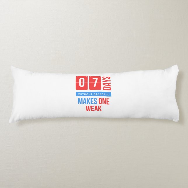 Funny baseball sport quota body pillow (Front)