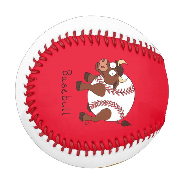 Funny Baseball sports Kids Cartoon Animal (Front Left)