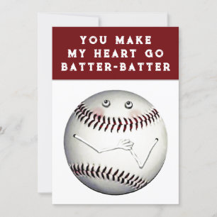Funny Baseball Valentine Cards