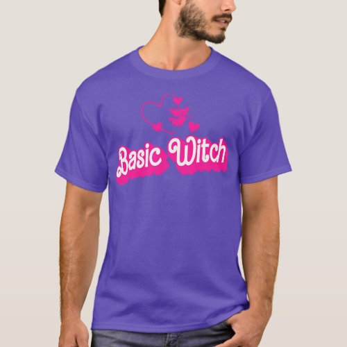 Funny Basic Witch Lazy Costume Girls Women Funny H T_Shirt