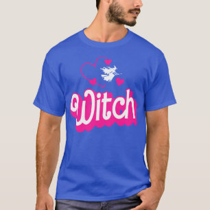 Funny Basic Witch Lazy Costume Girls Women Funny H T-Shirt