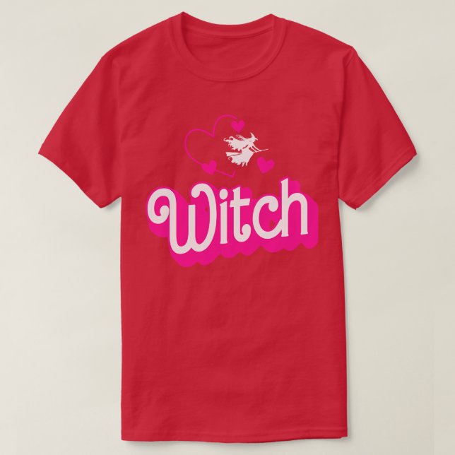 Funny Basic Witch Lazy Costume Girls Women Funny H T-Shirt (Design Front)