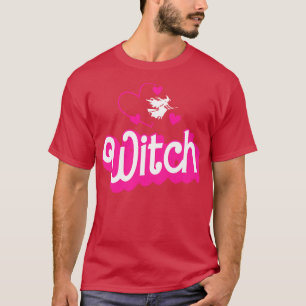 Funny Basic Witch Lazy Costume Girls Women Funny H T-Shirt