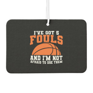 Funny Basketball Air Freshener
