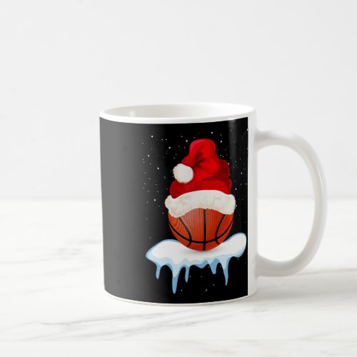 Funny Basketball Ball Christmas Design  Coffee Mug